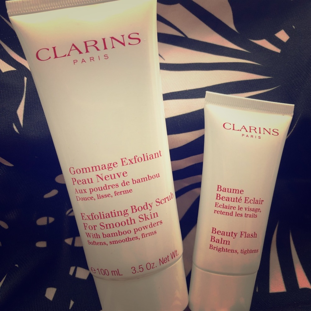 Clarins Paris exfoliate and nourishing balm